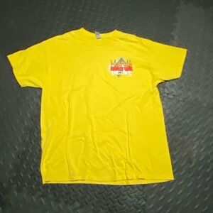 Gildan Yellow Graphic Tee